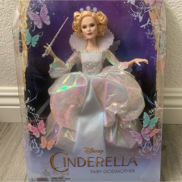 NEW Disney Cinderella Fairy Godmother Barbie Doll - Picture 6 of 6
